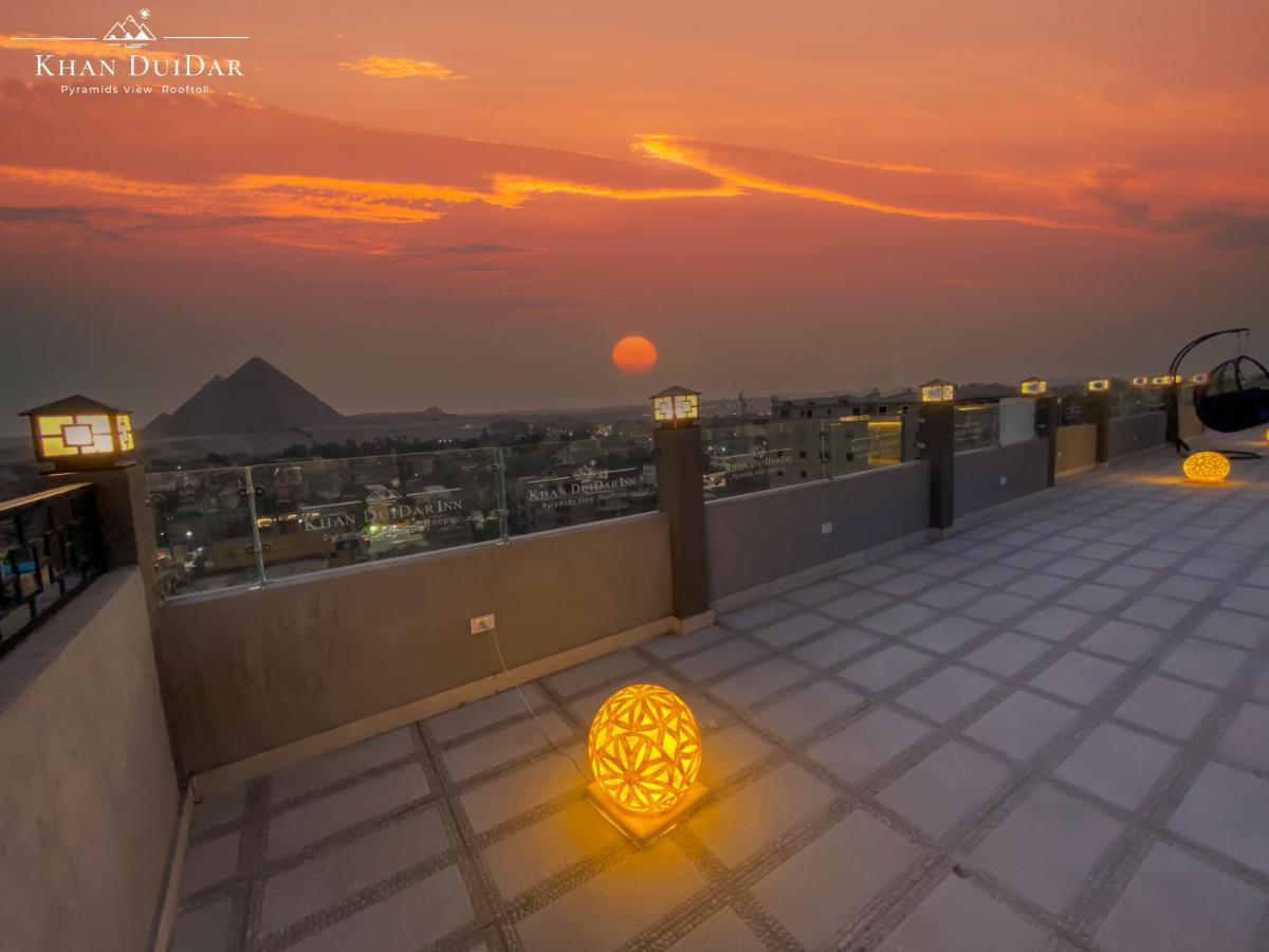 לינה וארוחת בוקר Khan Duidar - Pyramids View Rooftop Nazlet el-Sîsi